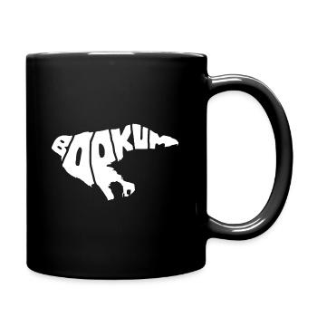 Borkum island silhouette contour vacances Mer du Nord - Mug uni - noir - Droite