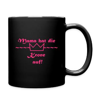 Mama - Tasse einfarbig - Schwarz - Rechts