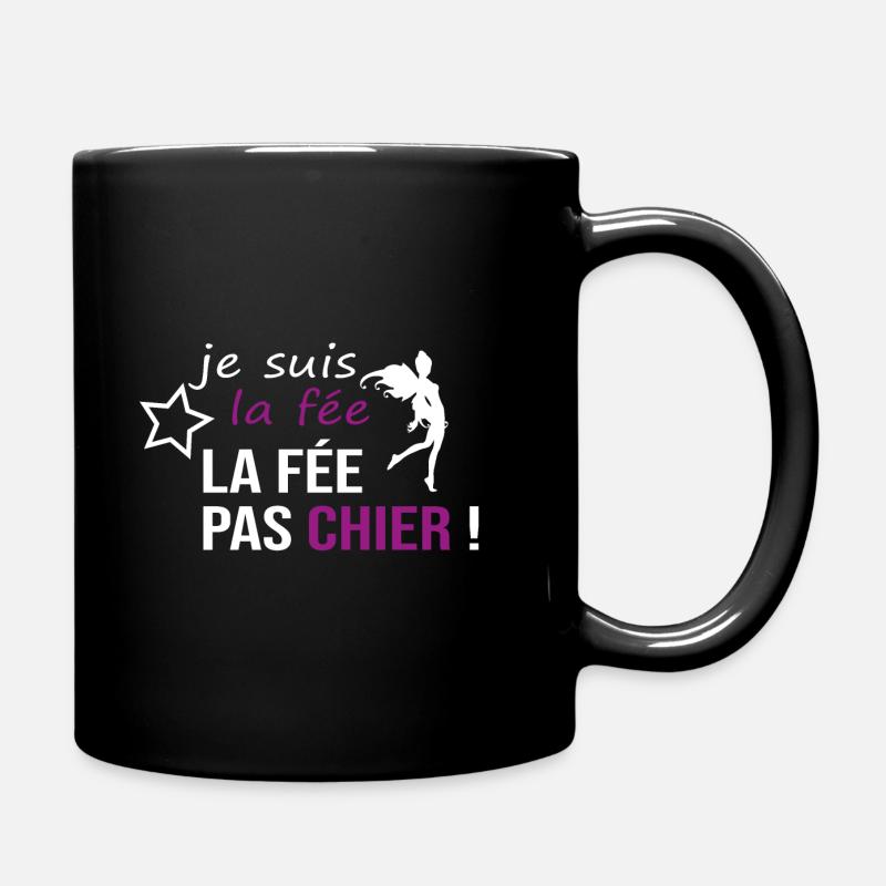 La fée pas chier - Mug uni - noir