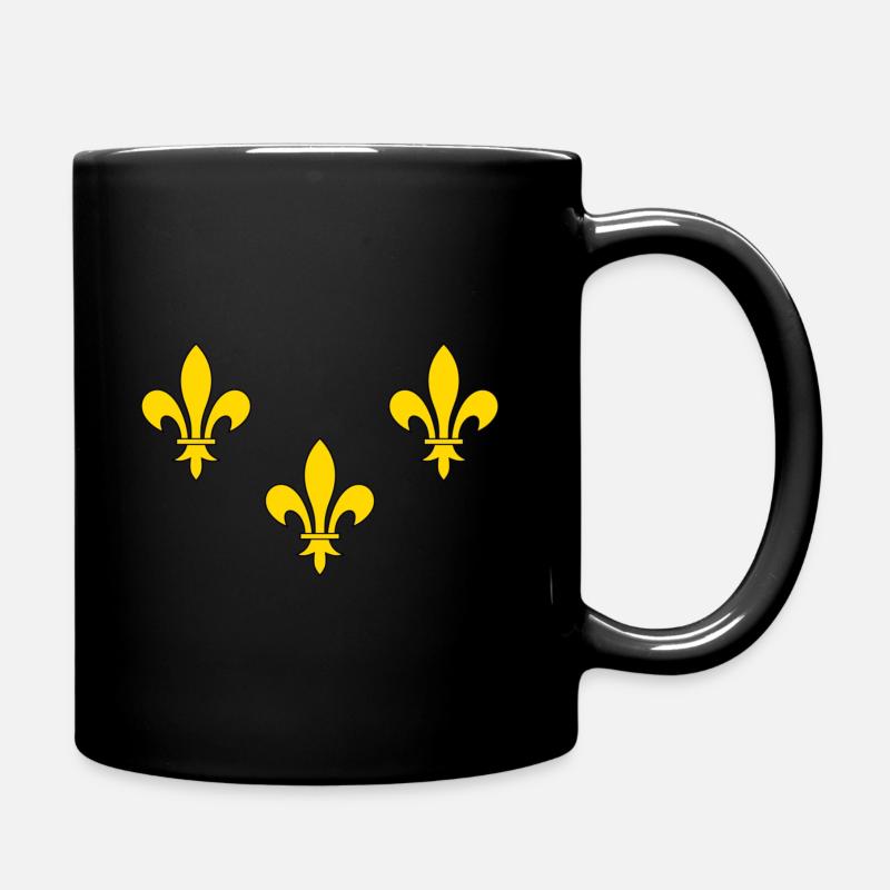 Fleur de Lys - Mug uni - noir