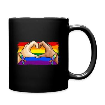 Journée mondiale des réfugiés Droits de l'homme Lutte contre le racisme E. - Mug uni - noir - Droite