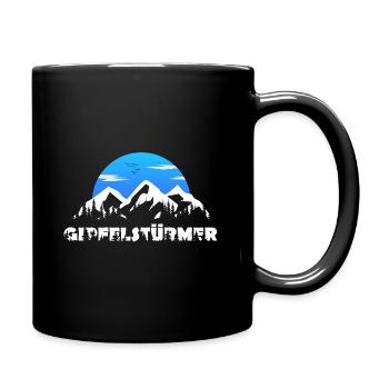 Mountaineering Hiking Summit climbers - Full Colour Mug - black - Right