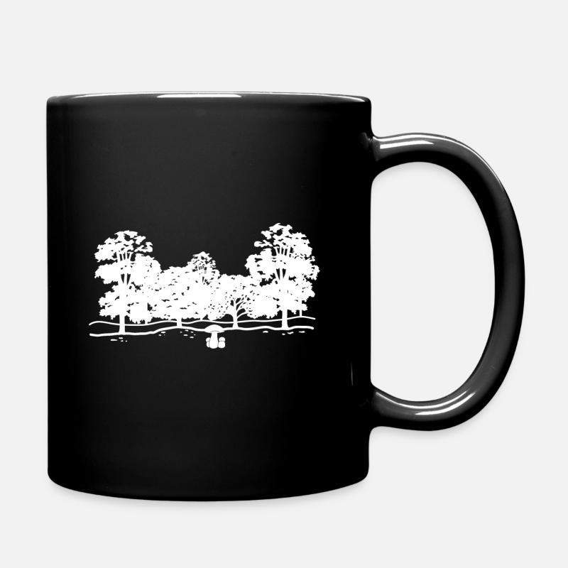 Pilz Pilzsammler Pilze Pilzsucher Geschenkidee - Tasse einfarbig - Schwarz
