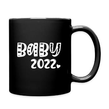 Bébé 2022 Grossesse Annonce Bébé Naissance - Mug uni - noir - Droite