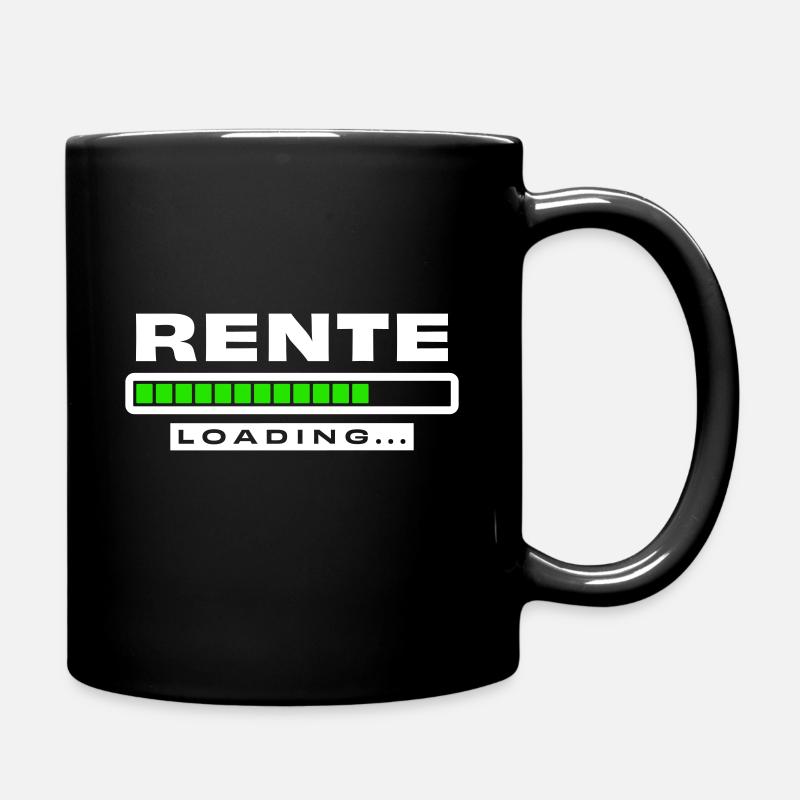 Rente Loading - Tasse einfarbig - Schwarz
