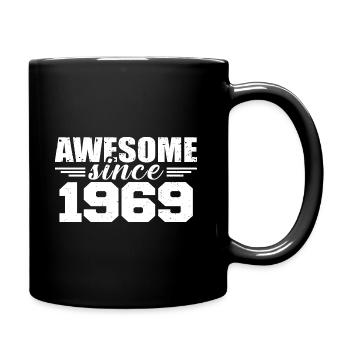 Né en 1969 Vintage Cadeau Anniversaire Rétro 1969 - Mug uni - noir - Droite