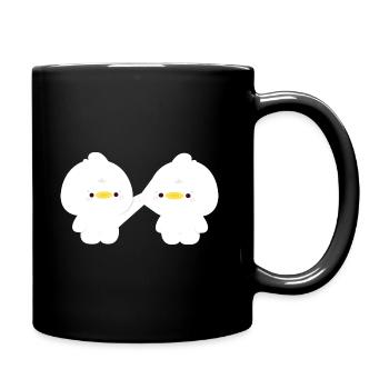 Duck Couple - Full Colour Mug - black - Right