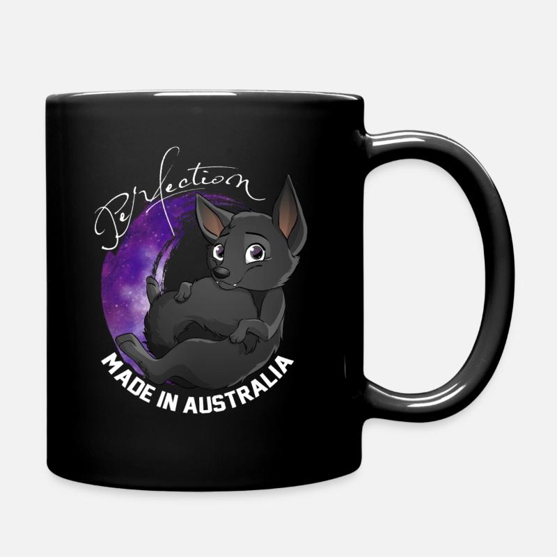 Kelpie Galaxy - Schwarz - Tasse einfarbig - Schwarz