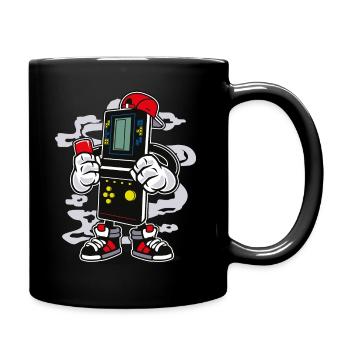 ZOCKER BOY - Comic Cartoon Comic Figur Motiv - Tasse einfarbig - Schwarz - Rechts