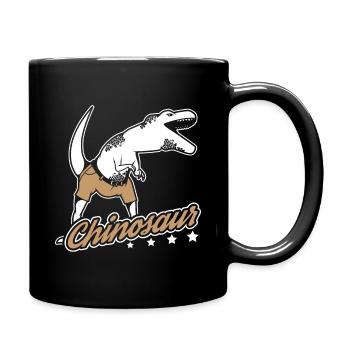 Chinosaur - Dinosaur Dino T-Rex Reptils Poison - Full Colour Mug - black - Right