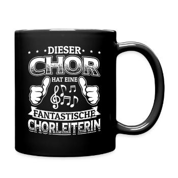 Dieser Chor - Fantastische Chorleiterin Chöre - Tasse einfarbig - Schwarz - Rechts