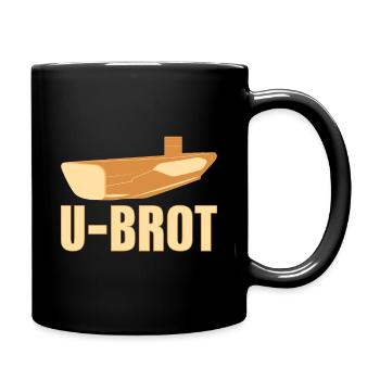 U-Brot - U-Boot Unterwasser Meer Unterwasser Boote - Tasse einfarbig - Schwarz - Rechts