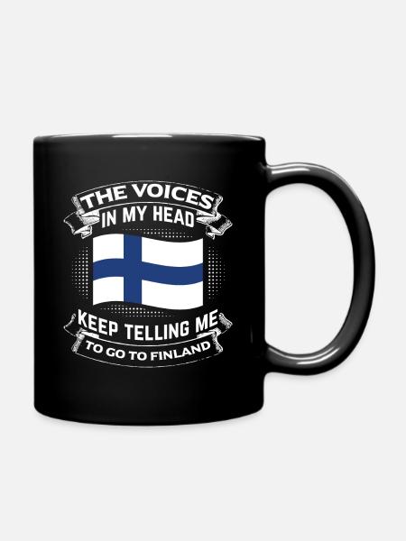 Go to Finland - Helsinki Museums Ski Areas Gift - Tasse einfarbig - Schwarz