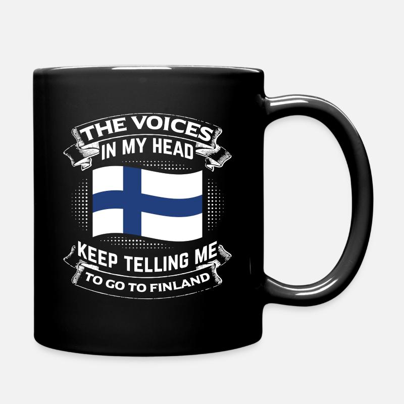 Go to Finland - Helsinki Museums Ski Areas Gift - Tasse einfarbig - Schwarz