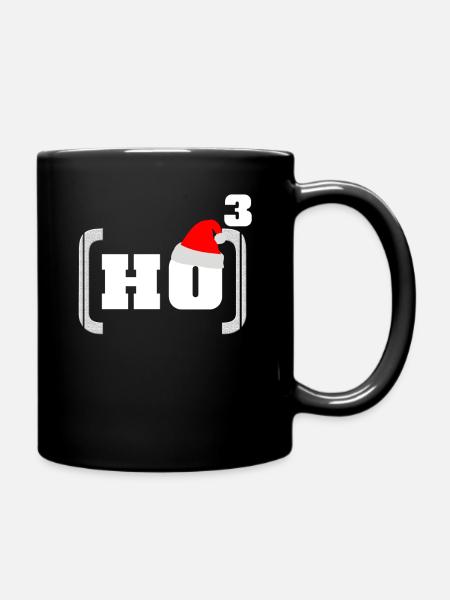 Hohoho Maths Christmas - Tasse einfarbig - Schwarz
