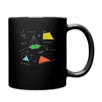 Mathématiques mathématiques calcule chiffres Formule algèbre - Mug uni - noir - Droite