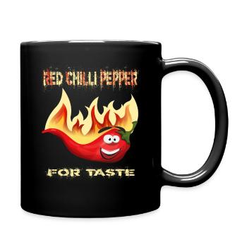 Red Chilli Pepper - Mug uni - noir - Droite