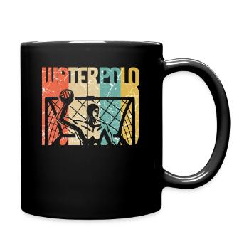 water polo - Full Colour Mug - black - Right