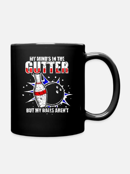 Bowling - Tasse einfarbig - Schwarz