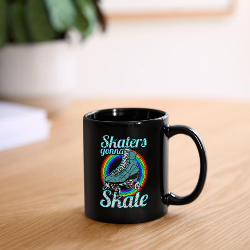 Roller Skating Roller Skate 80's Trend Roller Disco Full Colour Mug