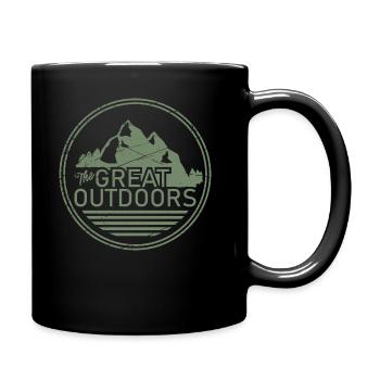 Montagnes grimpeurs grimper cadeau Alpen Berg Sport - Mug uni - noir - Droite