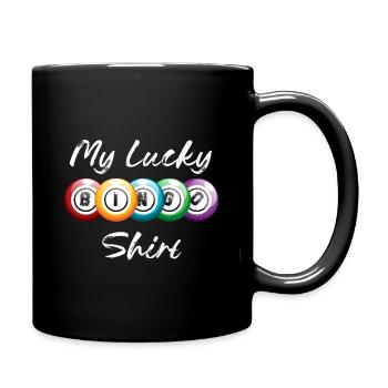 Bingo Spiel Gambler - Tasse einfarbig - Schwarz - Rechts