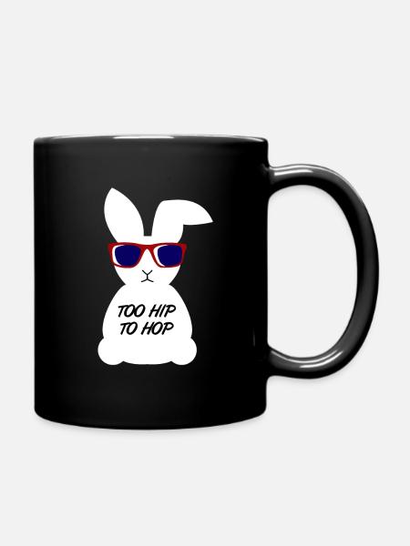 Too Hip to Hop - Tasse einfarbig - Schwarz
