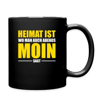 Moin home North German - Full Colour Mug - black - Right