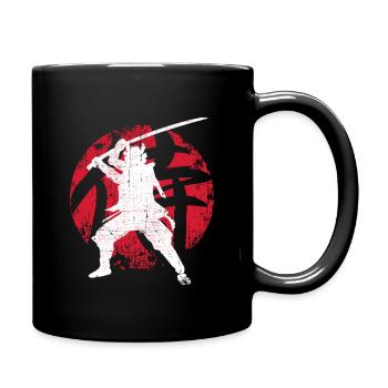 Samouraï - Mug uni - noir - Droite