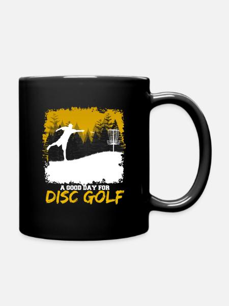 Disc Golf - Mug uni - noir