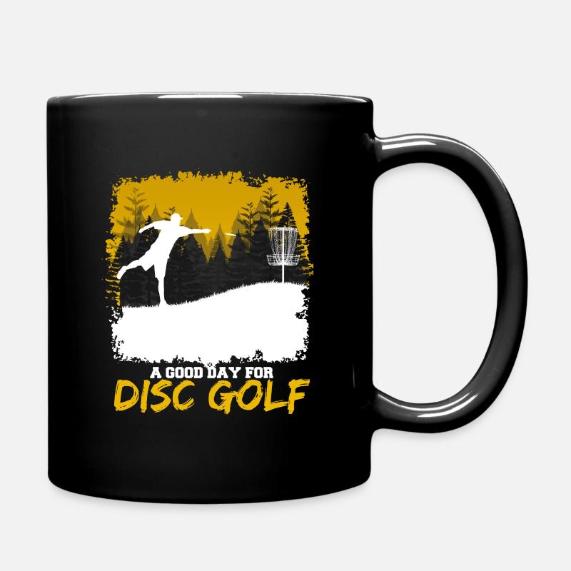 Disc Golf - Tasse einfarbig - Schwarz