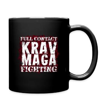 Krav Maga auto-défense en mêlée - Mug uni - noir - Droite