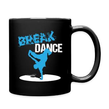 Breakdance B-boying Breaker Bboy Sohn Geschenk - Tasse einfarbig - Schwarz - Rechts