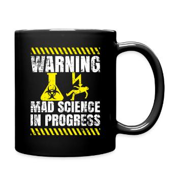 Science drôle - Mug uni - noir - Droite