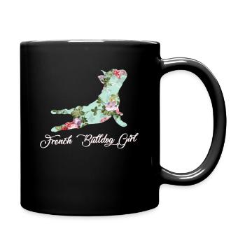 Nouveau cadeau d'amoureux de bouledogue français - Mug uni - noir - Droite