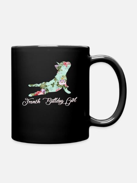 Nouveau cadeau d'amoureux de bouledogue français - Mug uni - noir