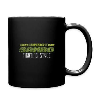 Combat Sambo Geschenk - Tasse einfarbig - Schwarz - Rechts