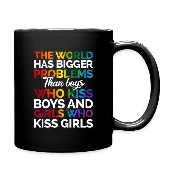 Gay Pride Spruch LGBT - Tasse einfarbig - Schwarz - Rechts
