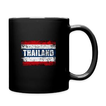 Thailand - Tasse einfarbig - Schwarz - Rechts