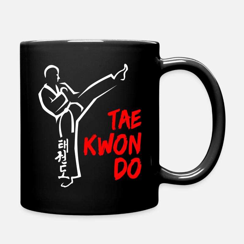 Taekwondo - Tasse einfarbig - Schwarz