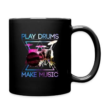 Batteur Batterie Batteur Batterie Batteur - Mug uni - noir - Droite