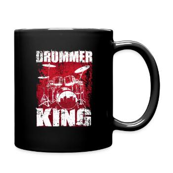 Batterie batterie batteur - Mug uni - noir - Droite