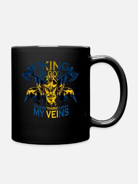 Viking Blood Sweden Viking Blood Suède - Mug uni - noir