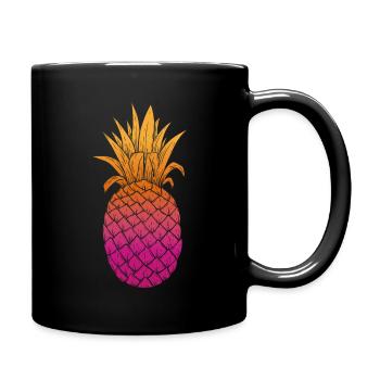 ananas - Mug uni - noir - Droite
