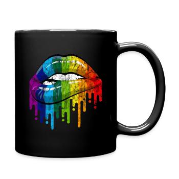 Gay Pride - Mug uni - noir - Droite