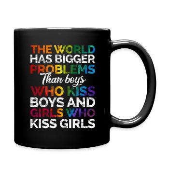 Gay Pride - Mug uni - noir - Droite