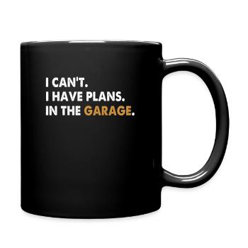 Mécaniques de garage - Mug uni - noir - Droite