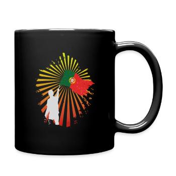 Portugal - Mug uni - noir - Droite