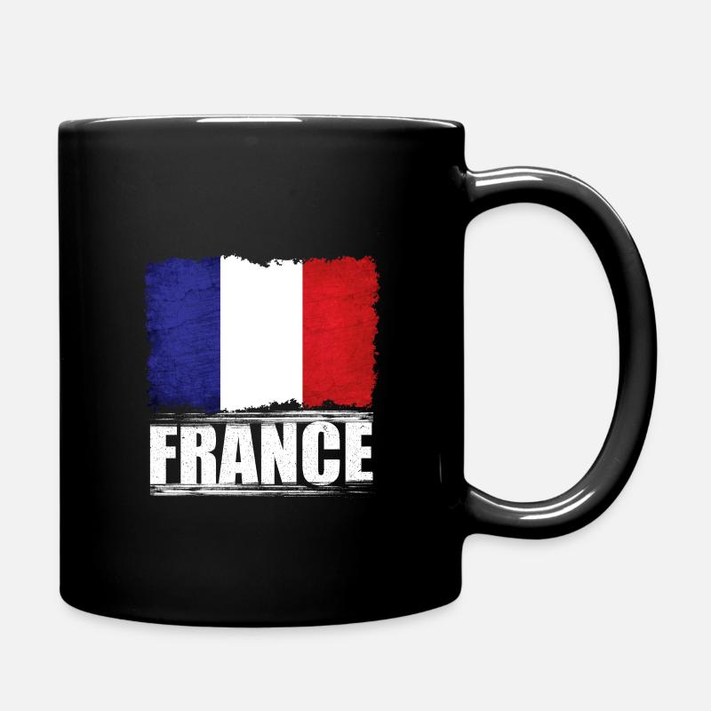 France - Mug uni - noir