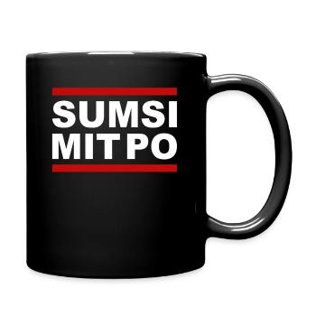 SUMSI MIT PO - Tasse einfarbig - Schwarz - Rechts